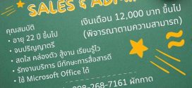 รับสมัคร Sales & Admin โรงเรียนแมนดาริน ไชนิส เซ็นเตอร์