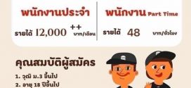 รับสมัครพนักงานร้านเบอร์เกอร์คิง (สาขา Shell บางนา กม 6.5)