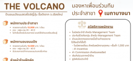 รับสมัครพนักงานร้านขนมปัง THE VOLCANO